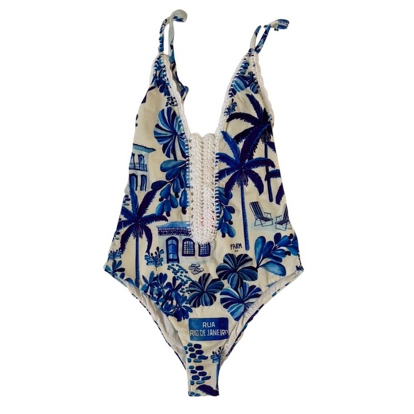 FARM Rio Sweet Rio One Piece Swimsuit SZ Small - Picture 2 of 8